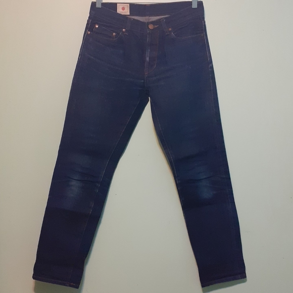 HAN KJOBENHAVN men blue Japanese Selvage Jean 28 but fits 30 Only pair in Canada - Picture 2 of 4